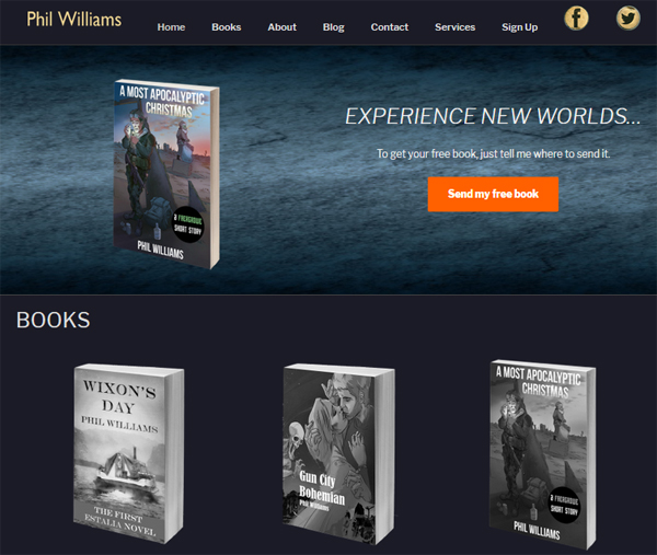 New Author Website - With Free English Fiction - English Lessons Brighton